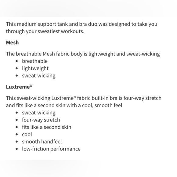 Lululemon Athletica Purple Ready & Go Sport Tank Top and Bra Women’s Size 6 - Picture 11 of 11